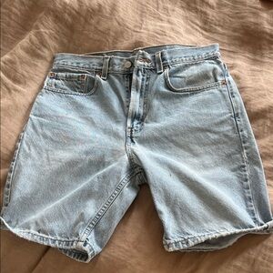 Levi's Light Blue Jean Shorts
